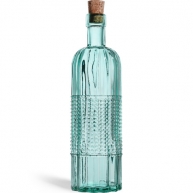 Пляшка з корком TOSCANA, 500 мл, бірюзовий