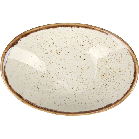 Соусник овальний SEASONS BEIGE MINI BOWL D11CM