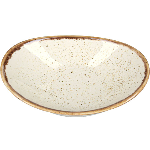 Соусник овальний SEASONS BEIGE MINI BOWL D11CM