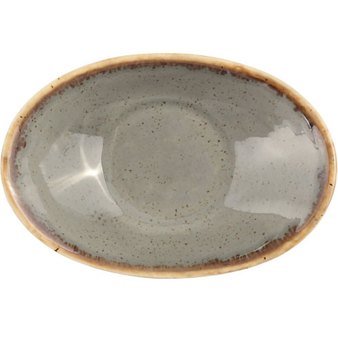 Соусник овальний SEASONS DARK GREY MINI BOWL D11CM