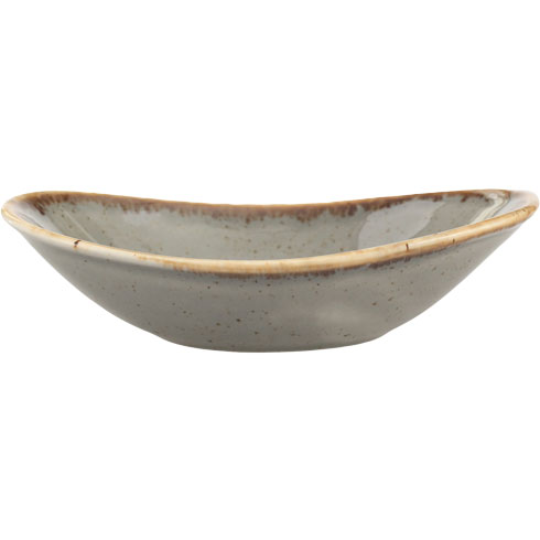 Соусник овальний SEASONS DARK GREY MINI BOWL D11CM