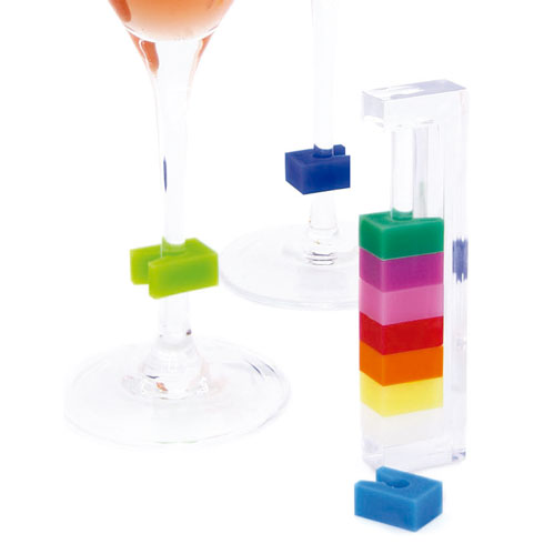 Ідентифікатори для келихів WINE GLASS IDENTIFIER, 10 шт., блістер