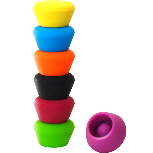 Набір силіконових пробок для вина SILICONE WINE STOPPERS