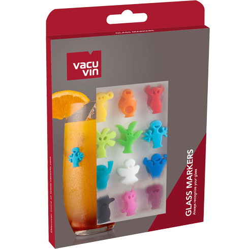 Ідентифікатори для склянок GLASS MARKERS PARTY PEOPLE, 12 шт