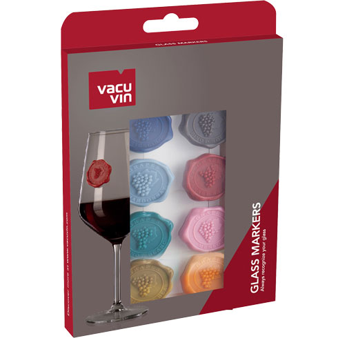 Ідентифікатори для келихів GLASS MARKERS CLASSIC, 8 шт