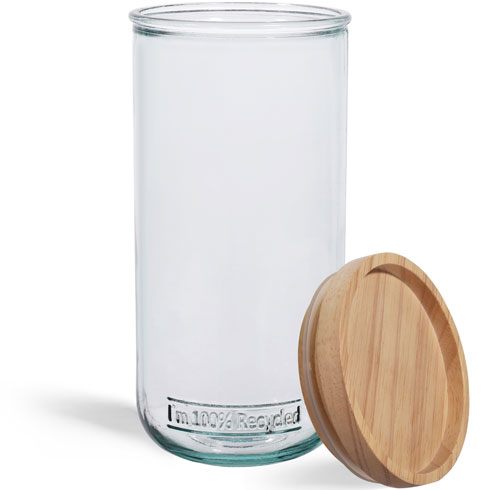 Ємність для сипучих з дерев`яною кришкою MADERA, 820 мл