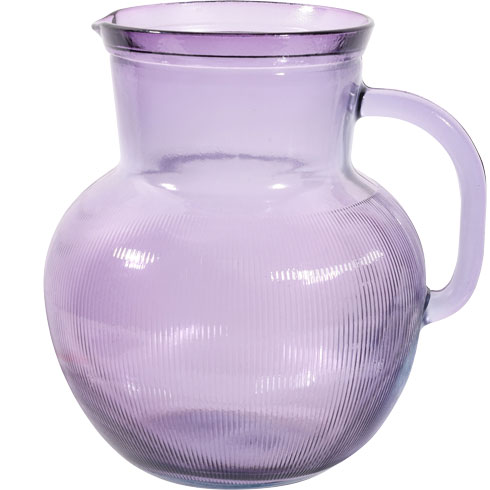 Глечик RIBBED, 2,3 л, мальва