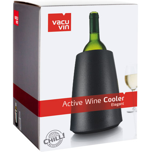 Відро - охолоджувач для пляшки вина ACTIVE COOLER WINE ELEGANT BLACK