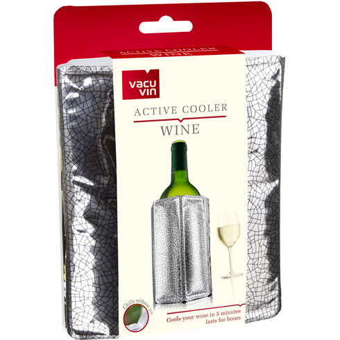 Охолоджувач для пляшки вина ACTIVE COOLER WINE SILVER