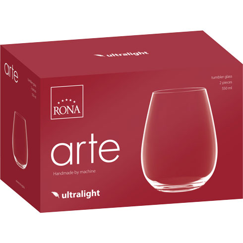 Склянка ARTE, 550 мл