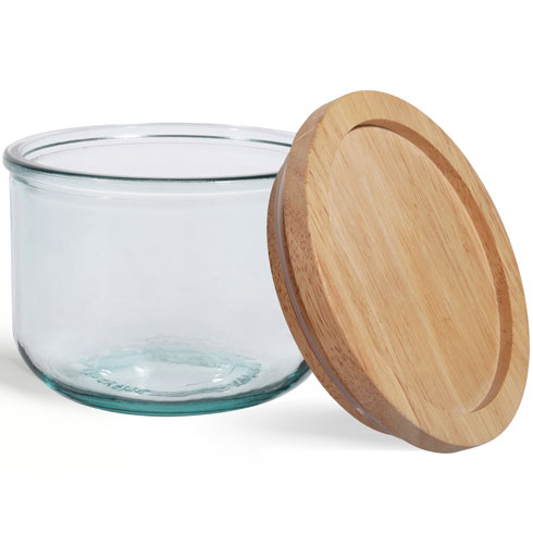 Ємність для сипучих з дерев`яною кришкою MADERA, 600 мл