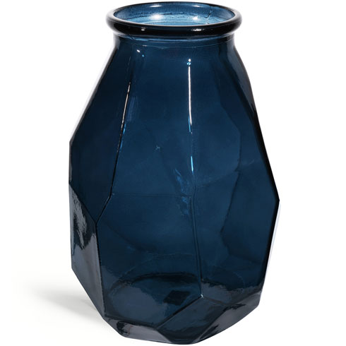 Ваза HURRICANE ORIGAMI, 35 см, темно-синій