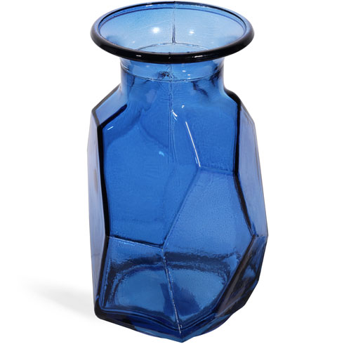 Ваза FLORERO ORIGAMI, 16 см, синя емаль
