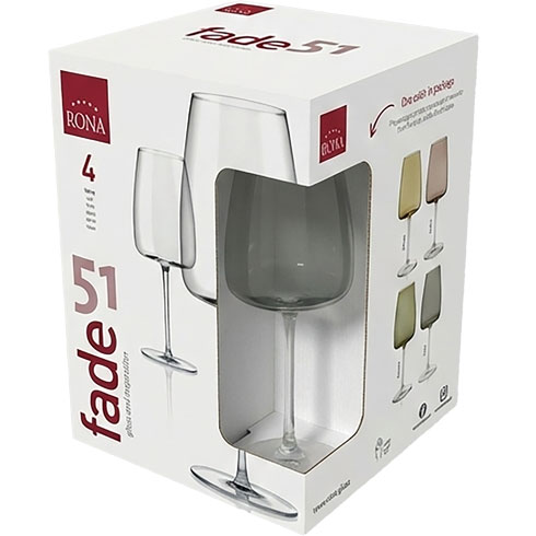 Келих для вина FADE ONYX, 510 мл, антрацит