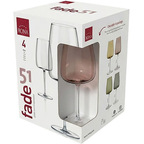 Келих для вина FADE AMBER, 510 мл, бурштин