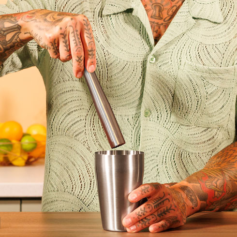 Пестик для коктейлю COCKTAIL MUDDLER STAINLESS STEEL