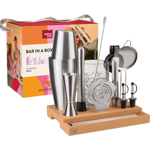 Набір для коктейлів BAR IN A BOX MASTER, 16 предметів