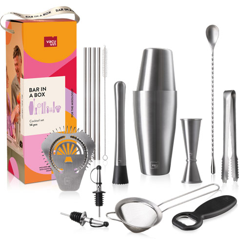 Набір для коктейлів BAR IN A BOX MIXOLOGIST, 14 предметів