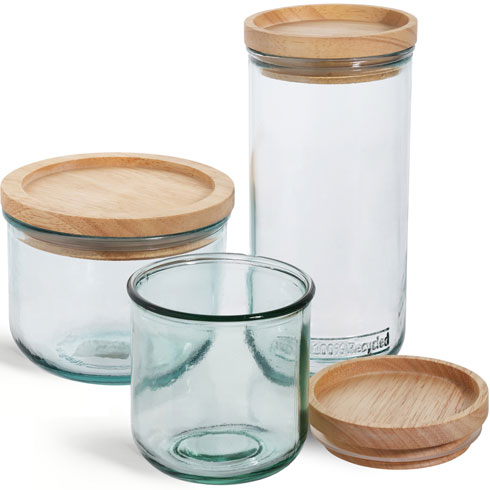 Ємність для сипучих з дерев`яною кришкою MADERA, 600 мл